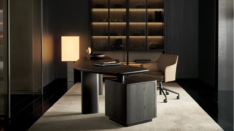 Poliform Adrien desks for a room people live in, photograph 1