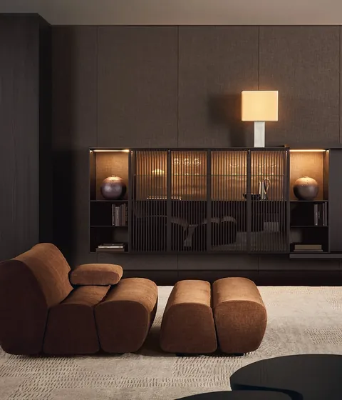 Poliform Ernest deconstructed modular seating, photograph 2