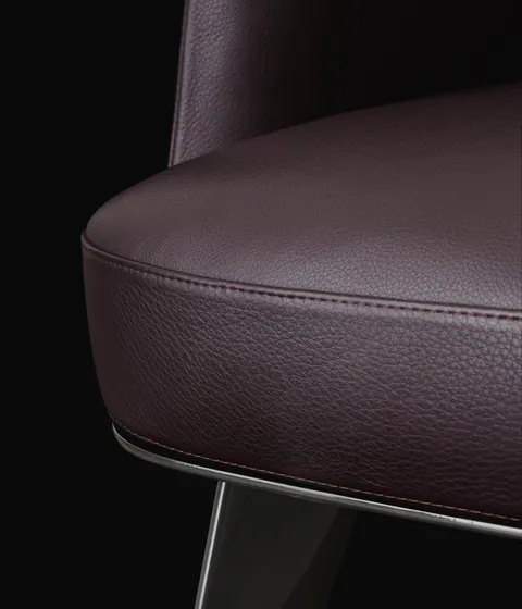 Poliform Jane armchairs in three sizes and a bench, photograph 4