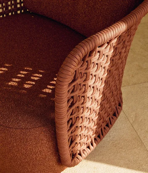 Poliform Mad Out woven outdoor seating, photograph 3