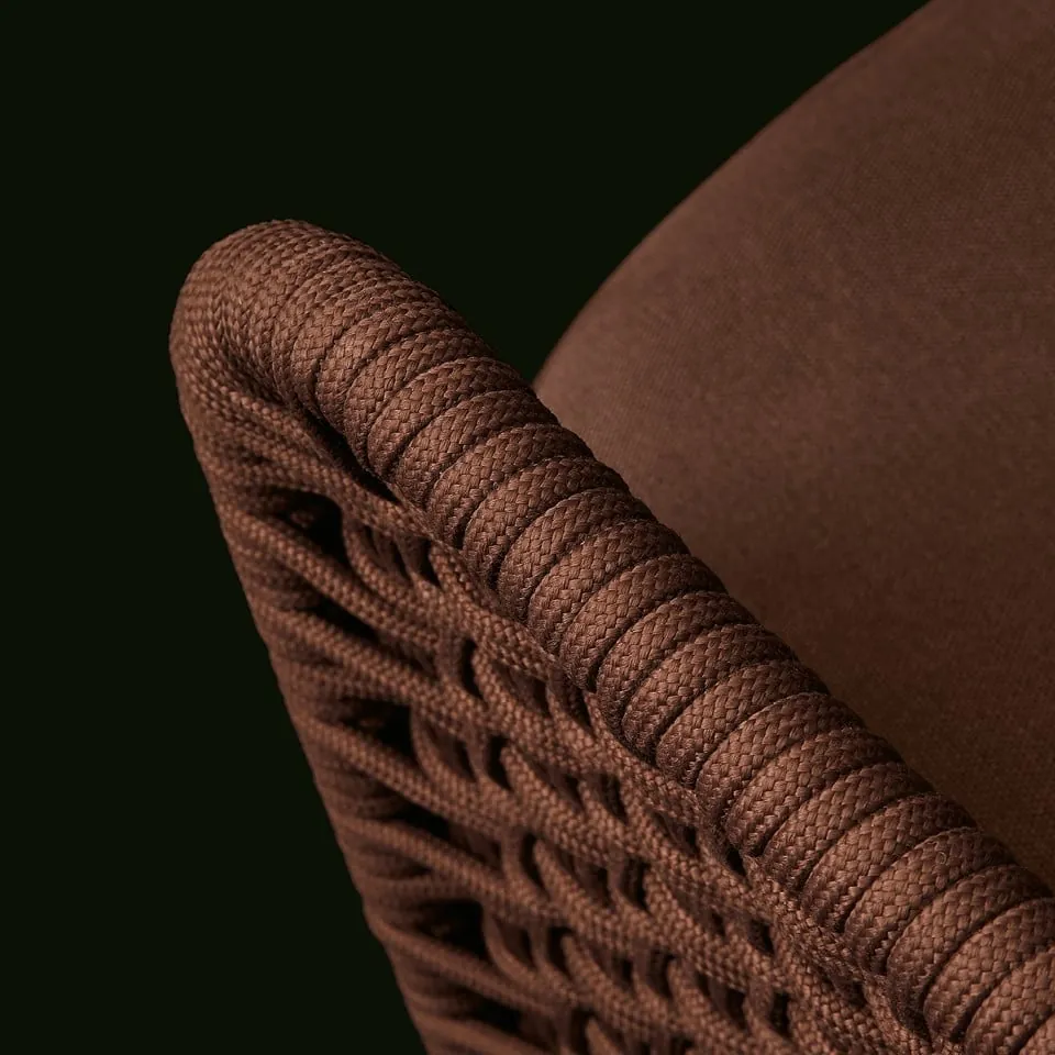 Poliform Mad Out, woven outdoor seating