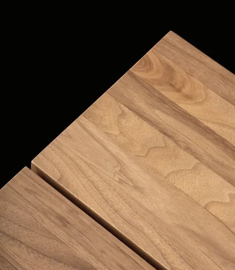 Poliform Nara solid wood pieces that move around, photograph 2