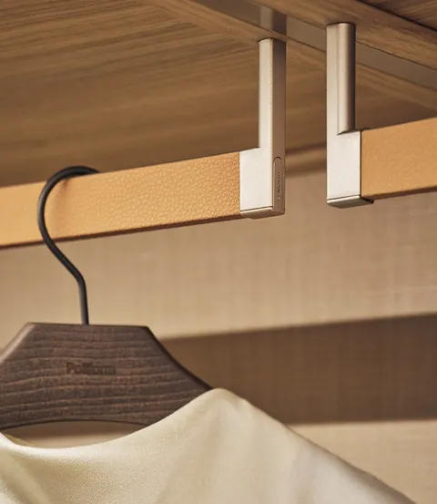 Poliform Senzafine walk-in closet, catalog photograph