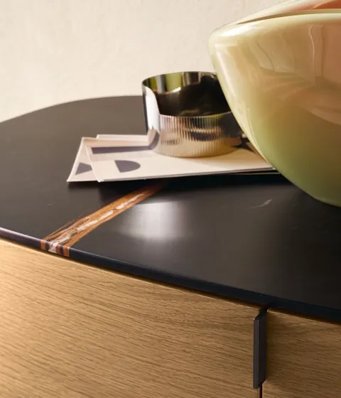 Poliform Symphony elliptical sideboards, photograph 4